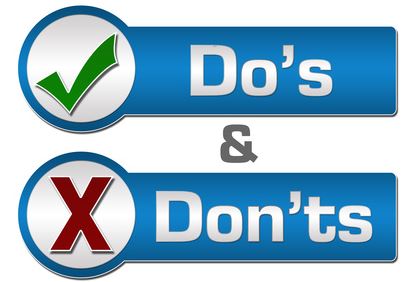 Eyecare Do's and Don'ts